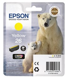 Epson 26 Tintenpatrone gelb