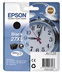 Epson 27XL Tintenpatrone, schwarz, hohe Füllmenge