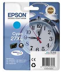 Epson 27XL Tintenpatrone, cyan, hohe Füllmenge