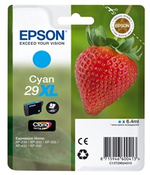 Epson 29XL Tintenpatrone, cyan, hohe Füllmenge
