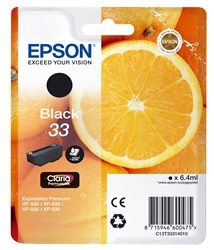 Epson 33 Tintenpatrone, schwarz