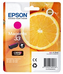 Epson 33 Tintenpatrone, magenta