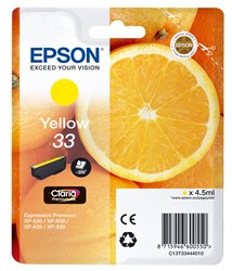 Epson 33 Tintenpatrone, yellow