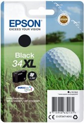 Epson T3471 Tintenpatrone, schwarz, hohe Füllmenge
