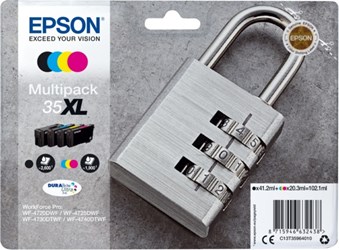Epson T3596 Multipack, schwarz, cyan, magenta, yellow, hohe Füllmenge
