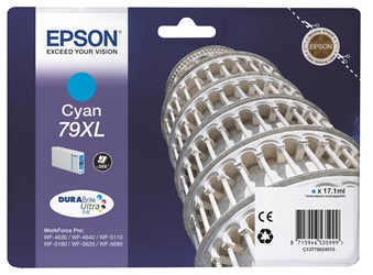 Epson 79XL Tintenpatrone, cyan, hohe Füllmenge