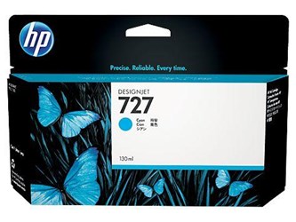 HP 727 Original Tintenpatrone, cyan, Standardkapazität