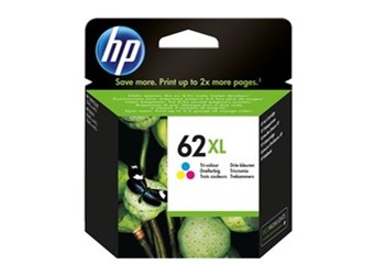 HP 62XL Tintenpatrone dreifarbig, hohe Kapazität