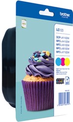 Brother Tintenpatronen, Rainbow-Pack, cyan, magenta, yellow