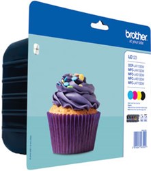 Brother Tintenpatronen, Value-Pack, schwarz, cyan, magenta, yellow