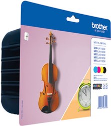 Brother Tintenpatronen, Value-Pack, schwarz, cyan, magenta, yellow