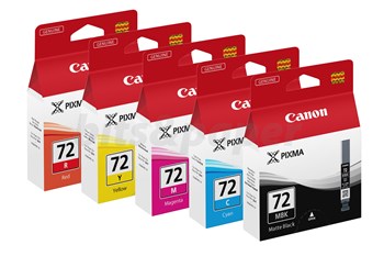 Canon Multipack Tintenpatronen, 5er Set, mattschwarz, cyan, magenta, gelb, rot