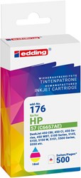 edding Tintenpatrone, 3-farbig, ersetzt HP57 (C6657A)