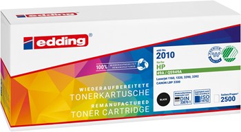 edding Tonerkassette, schwarz, kompatibel zu HP Q5949A