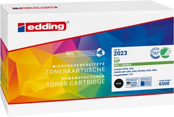 edding Tonerkassette, schwarz, kompatibel zu HP CE505X