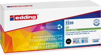 edding Tonerkassette, schwarz, ersetzt HP 117A (W2070A)