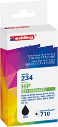 edding Tintenpatrone, schwarz, ersetzt HP337 (C9364)