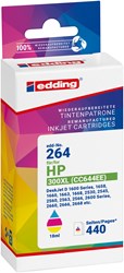 edding Tintenpatrone, dreifarbig, ersetzt HP 300XL (CC644EE)