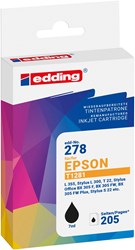 edding Tintenpatrone, schwarz, ersetzt Epson T1281
