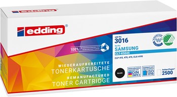 edding Tonerkassette, schwarz, kompatibel zu Samsung CLT-K504S