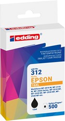 edding Tintenpatrone, schwarz, ersetzt Epson T1631