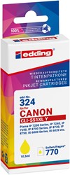 edding Tintenpatrone, yellow, ersetzt Canon CLi-551XLY