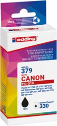 edding Tintenpatrone, schwarz, ersetzt Canon PG-510