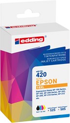 edding Tintenpatronen Multipack, ersetzt Epson T1811/T1812/T1813/T1814