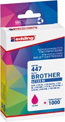 edding Tintenpatrone, magenta, ersetzt Brother LC123M