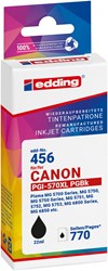 edding Tintenpatrone, schwarz, ersetzt Canon PG-570XL