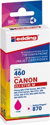 edding Tintenpatrone, magenta, ersetzt Canon CLI-571M