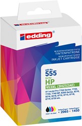 edding Tintenpatronen Multipack, Schwarz, Cyan, Magenta, Gelb, ersetzt HP 953XL (L0S70/F6U16/F6U17/F6U18)