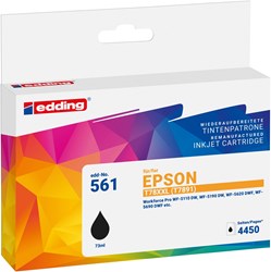 edding Tintenpatrone, Schwarz, ersetzt Epson T78XXL (T7891)