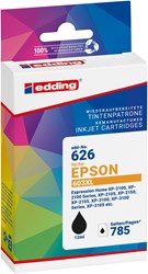 edding Druckerpatrone, schwarz, ersetzt Epson 603XL (T03A1)