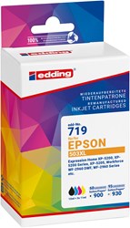 edding Druckerpatronen Multipack, schwarz, cyan, magenta, yellow, ersetzt Epson 503XL (T09R1+R2+R3+R4) Multipack 4
