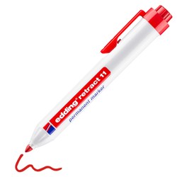edding retract 11 Permanentmarker rot, Rundspitze 1,5-3 mm