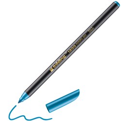 edding 1200 Fasermaler metallic blau metallic, Rundspitze 1-3 mm