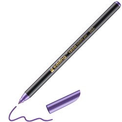 edding 1200 Fasermaler metallic violett metallic, Rundspitze 1-3 mm