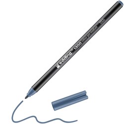 edding 1300 Fasermaler blaugrau, Rundspitze 2 mm