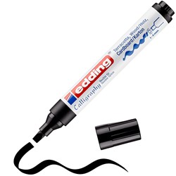 edding 1455 Kalligrafiemarker Schwarz, Spitze 1-5 mm