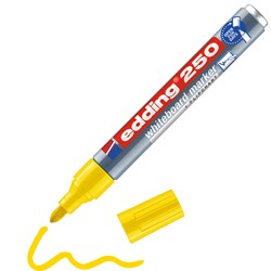 edding 250 Whiteboardmarker gelb, Rundspitze 1,5-3 mm