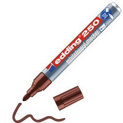 edding 250 Whiteboardmarker braun, Rundspitze 1,5-3 mm