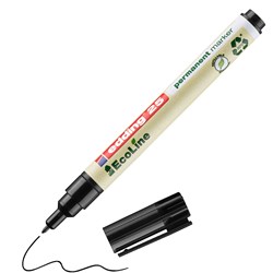 edding 25 EcoLine Permanentmarker schwarz, Rundspitze 1 mm