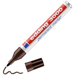 edding 3000 Permanentmarker dunkelbraun, Rundspitze 1,5-3 mm