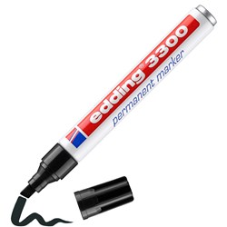 edding 3300 Permanentmarker schwarz, Keilspitze 1-5 mm