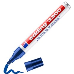 edding 3300 Permanentmarker blau, Keilspitze 1-5 mm