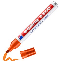 edding 3300 Permanentmarker orange, Keilspitze 1-5 mm