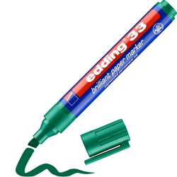 edding 33 Brilliant-Papiermarker grün, Keilspitze 1-5 mm