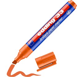 edding 33 Brilliant-Papiermarker orange, Keilspitze 1-5 mm