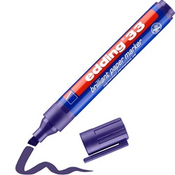 edding 33 Brilliant-Papiermarker violett, Keilspitze 1-5 mm